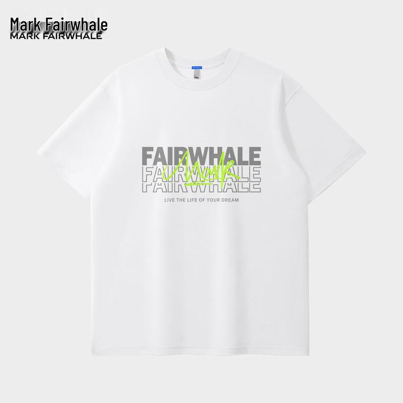 MARK FAIRWHALE Men s Heavyweight Cotton T-Shirt 3XL 2890₽