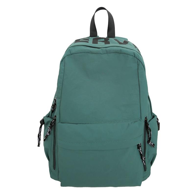 Schoolbag Japanese Lazy Wind Large Capacity School Bag Casual Versatile Fashion Backpack Wide Shoulder Strap Lightweight College Style Backpack Women