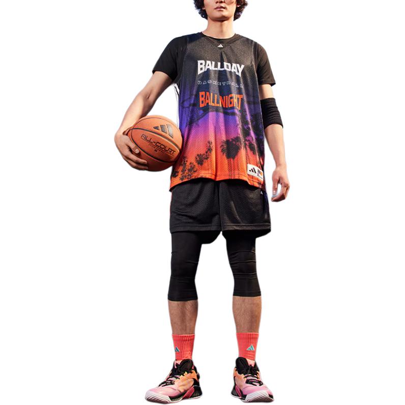Adidas SS24 Basketball Shorts Men's Black JI9759