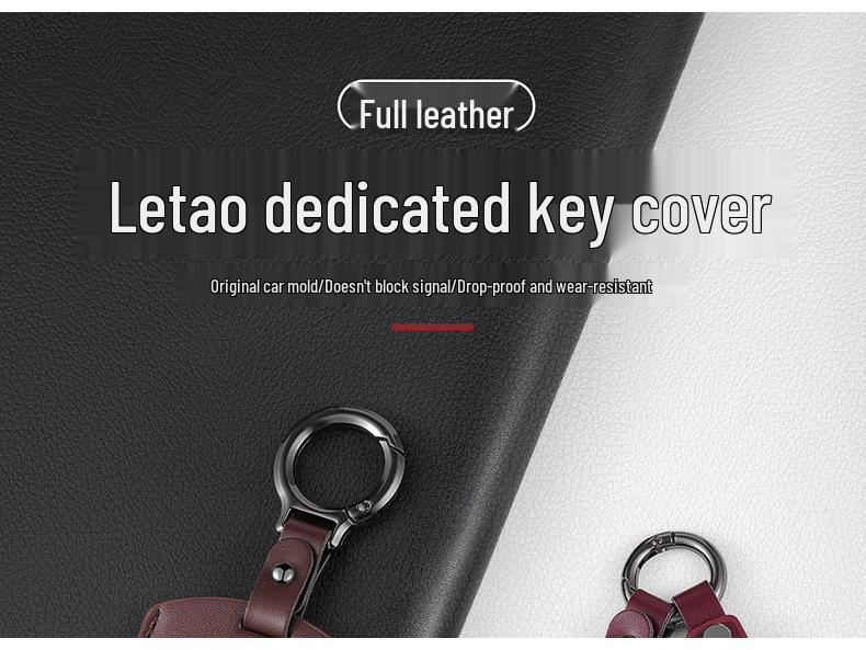 Letao L60 Card Key Case 2025 NIO L90 Car NFC Smart Leather Protective Buckle.