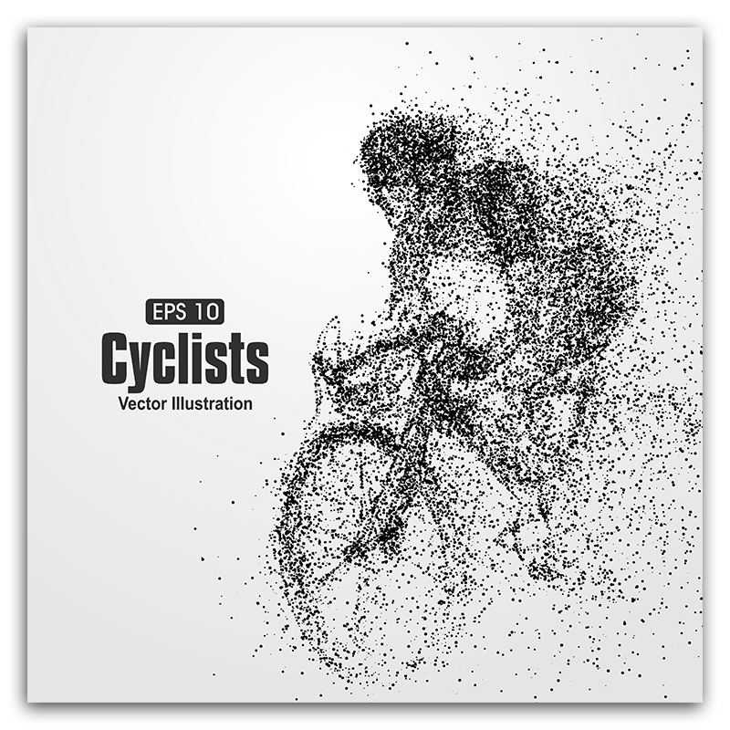 Kreative Abstrakte Partikel Sport Ski Badminton Reiten Schießen Leinwand Kunst Malerei Poster Bild Wand Gymnasium Wohnkultur