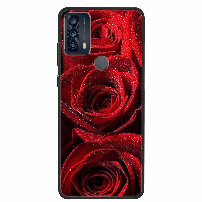 For TCL 20Y 20E Case Luxury Soft Silicone TPU Back Cover For TCL 20Y 20B Phone Cases TCL20Y 20 Y TCL20E Cute 6125F Funda Cartoon