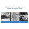 1Pcs Adjustable Finger Splint Brace Built-in Aluminum Alloy Mallet Finger Brace for All Fingers Tendon Release Pain Relief