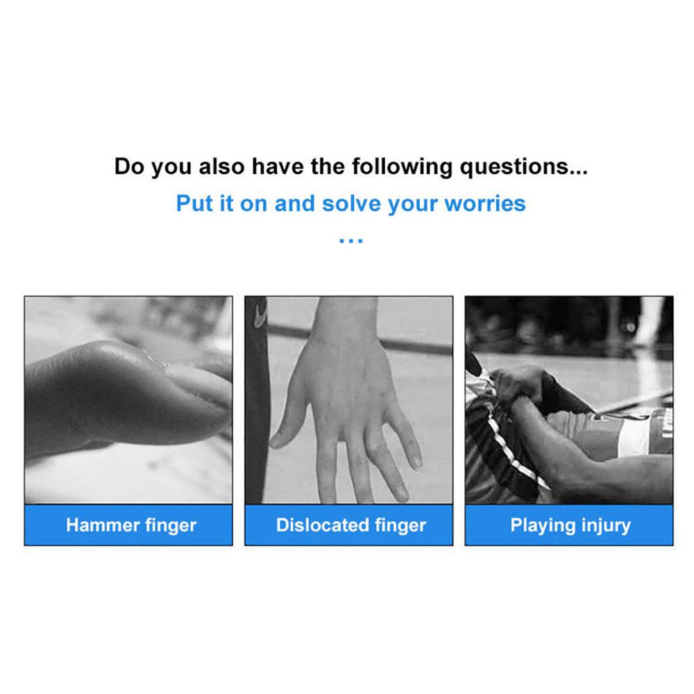 1Pcs Adjustable Finger Splint Brace Built-in Aluminum Alloy Mallet Finger Brace for All Fingers Tendon Release Pain Relief