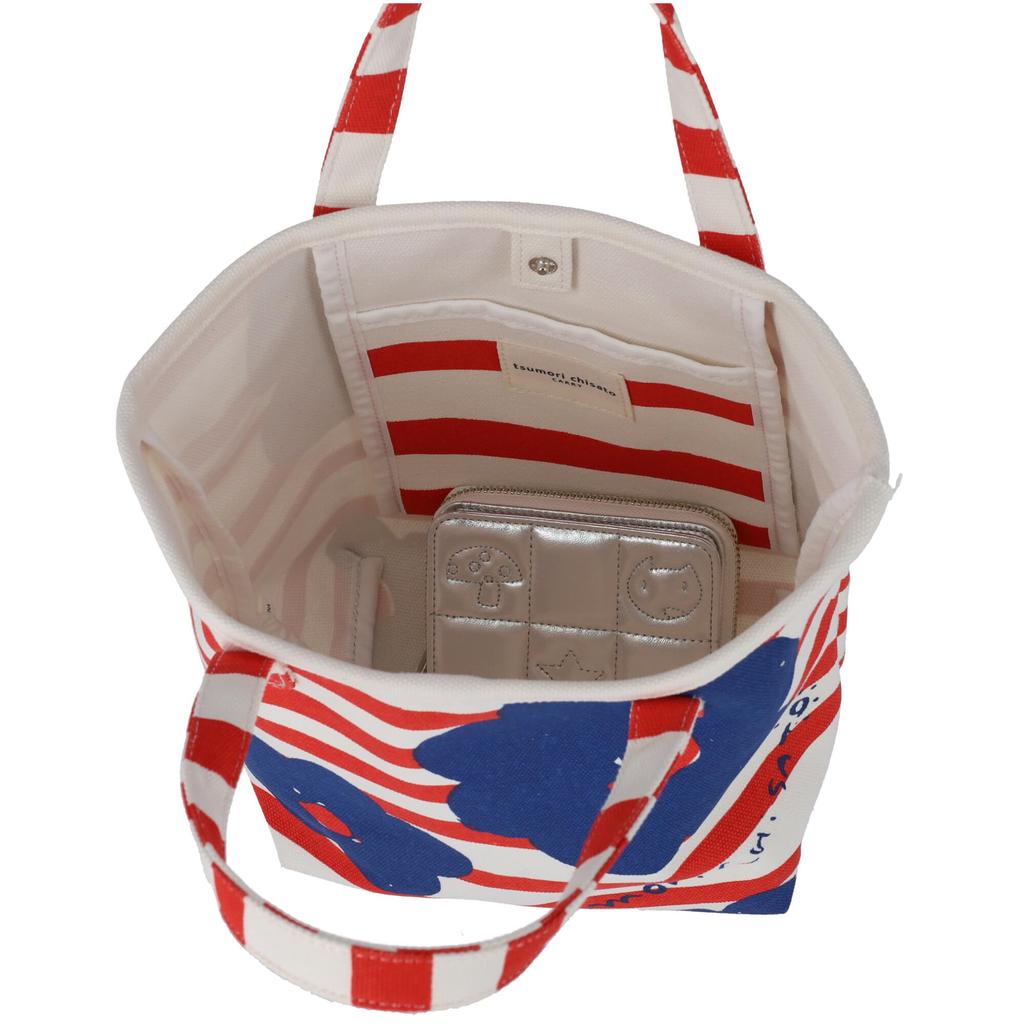 Tsumori Chisato Women's Handbag with Floral Border