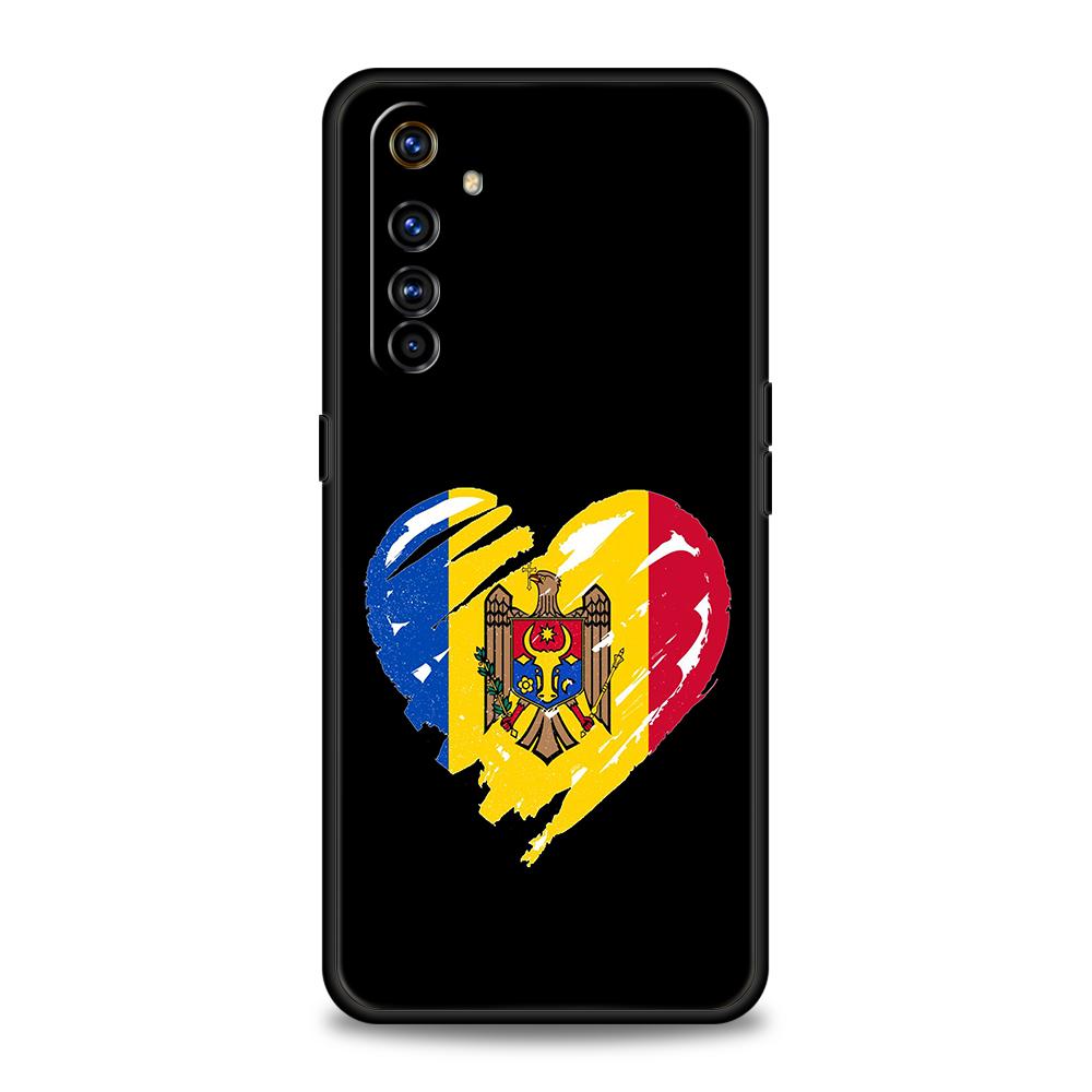 

Moldova flag Phone Case For Realme 13 12 11 10 9 8 5G 7 C25 C35 GT5 GT3 GT2 Pro Plus For Realme GT Neo 2 3 3T 5 Cover Realme GT5