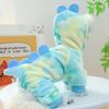 Cartoon Winter Puppy Clothes Colorful Style Dog Cosplay Apparel Pet Dinosaur Costume  Autumn Winter