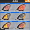 LED Taillights with Turn Signals for Honda CBR125, CBR250, CBR300, CB300F Motorcycles