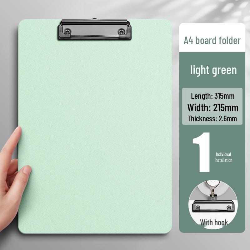 Morandi Color A4 Clipboard Pad: Plastic Folder & Drawing Board