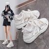 Ins Tide Korean Version of the New Dad Shoes for Women 2024 Autumn Student Sports Running Casual Platform Shoes FB6602