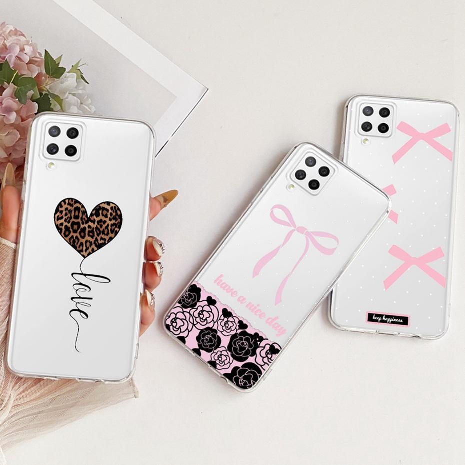Clear TPU Case For Samsung Galaxy A22 Newest Style Phone Cases For Samsung A22 4G 5G SM-A226B A225F Soft Silicone Covers Bumpers