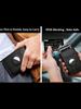 Men's RFID Metal Aluminum Card Holder and Document Clip