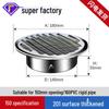 Stainless Steel Round Rainproof Vent Cap Grille Louver for Exhaust and Ventilation
