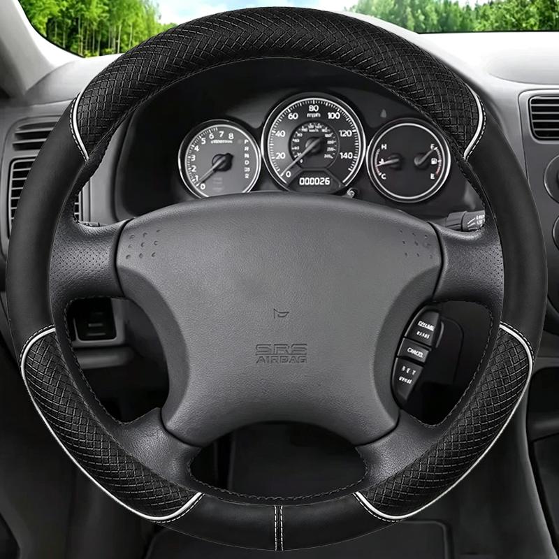 Braid Wheel Cover for Honda Civic 7 Coupe 2003 2004 2005 2006 DIY Car Steering Wheel Cover Accessory