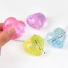 Love Heart Maltose Aurora Fidget Squishes Slow Rising Stress Relief Ball Aurora Glitter Squishy Toy Anti Stress Sensory Toy