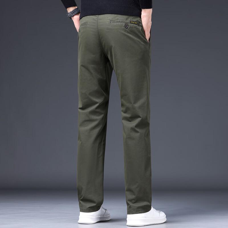 JEEP Men's Spring/Fall Business Casual Straight-Leg Pants