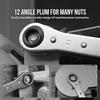 1Pcs Square Drive Ratchet Wrench Adjustable Socket Spanner  for Auto Repair