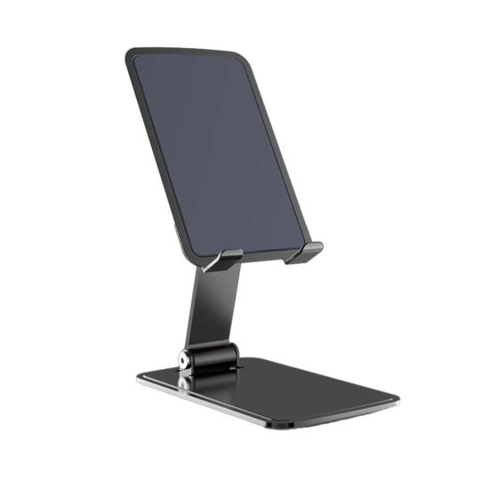 Mobile Phone Holder Stable Metal Adjustable Angle Stand Foldable Anti-Slip Desk Phone Stand for Smartphones Tablets