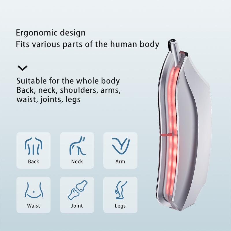 Electric Fascia Knife Muscle Relaxation Neck Fascia Massage LCD Vibration Warm Body Lifting Scraper Tool Massager