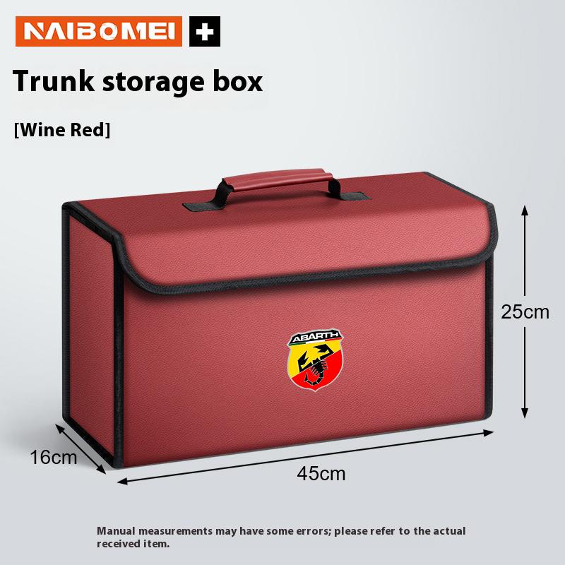 

Car Trunk Storage Box Organizer Foldable Container Bag For FIAT Abarth 500 E Pulse Panda Tipo Strada Doblo Punto Stilo Bravo красный