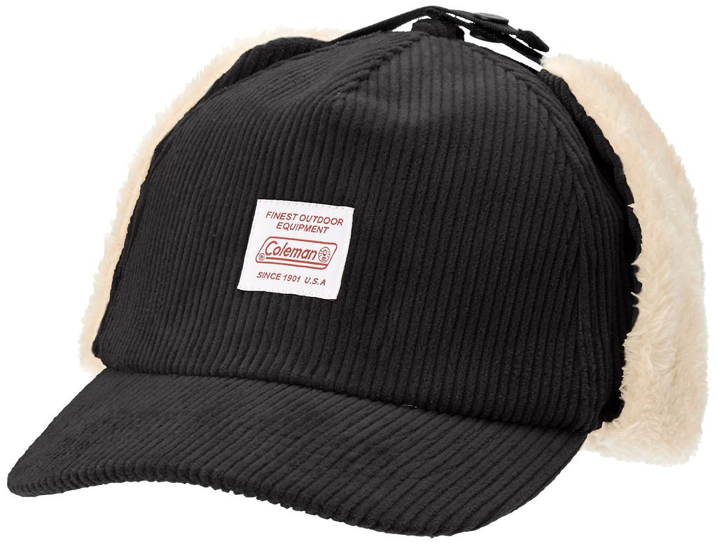 Coleman Flight Cap inches Free Size 381-4011, Black, 21.8-22.2 (57-59 cm),