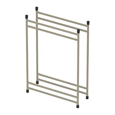 LALPHA Iron Rack Frame, Fits Up To 280mm Wide Boards, Set of 2, Camping, Outdoor Shelving, Shelving Unit, Interior Decor, Kitchen, Store Fixtures,
