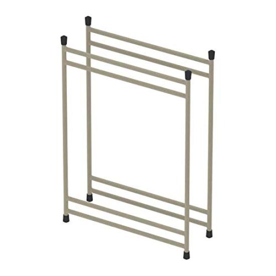 

LALPHA Железная рама для досок шириной до 280 мм, комплект из 2 штук, кемпинг, отдых на природе, полка, интерьер, кухня, приспособления, принадлежности, бежевый