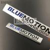 AABIN1 Car Styling 3D Metal Chrome Zinc Alloy Emblem Blue Motion Technology Car Body Badge Emblem For Volkswagen Golf Passat Tiguan