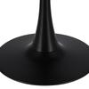 Modern Black Round Table For Living Room, Dining Room, Kitchen