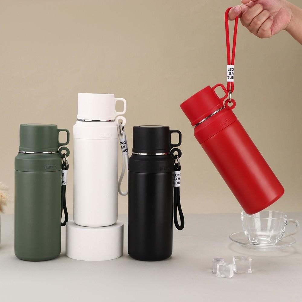 800ml Portable Water Cups Leakproof Thermal Water Bottle  for Hot and Cold Drinks