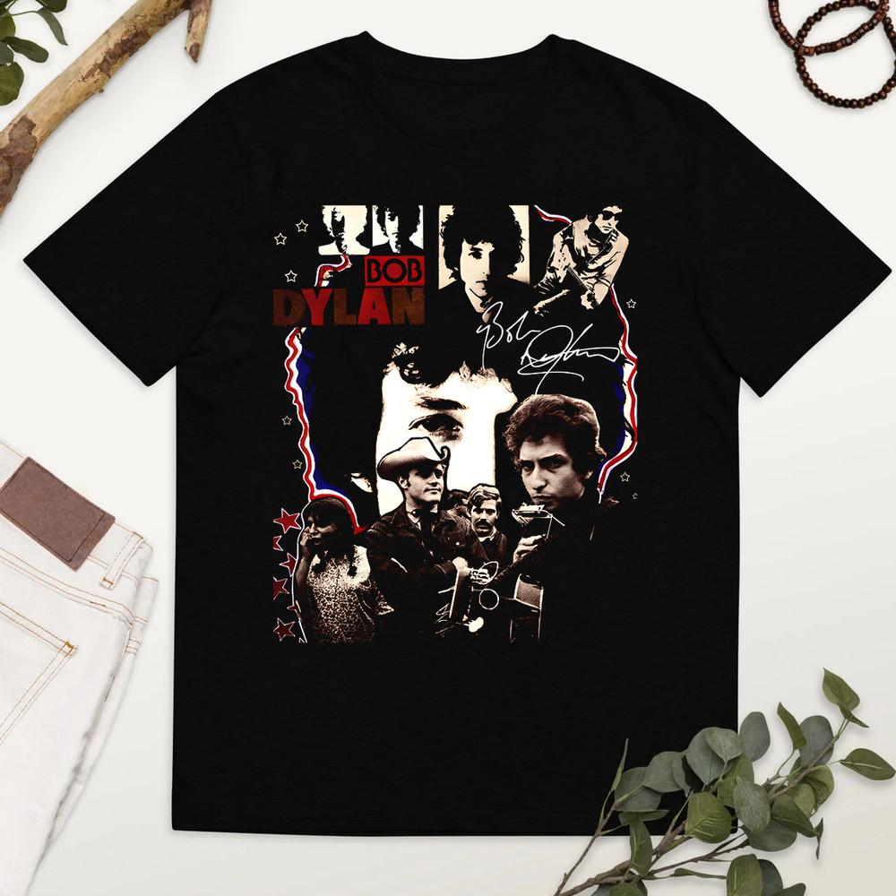 Bob Dylan Podpisové tričko Pro muže Ženy Tričko Všechny velikosti S až 4XL T448 Unisex tričko