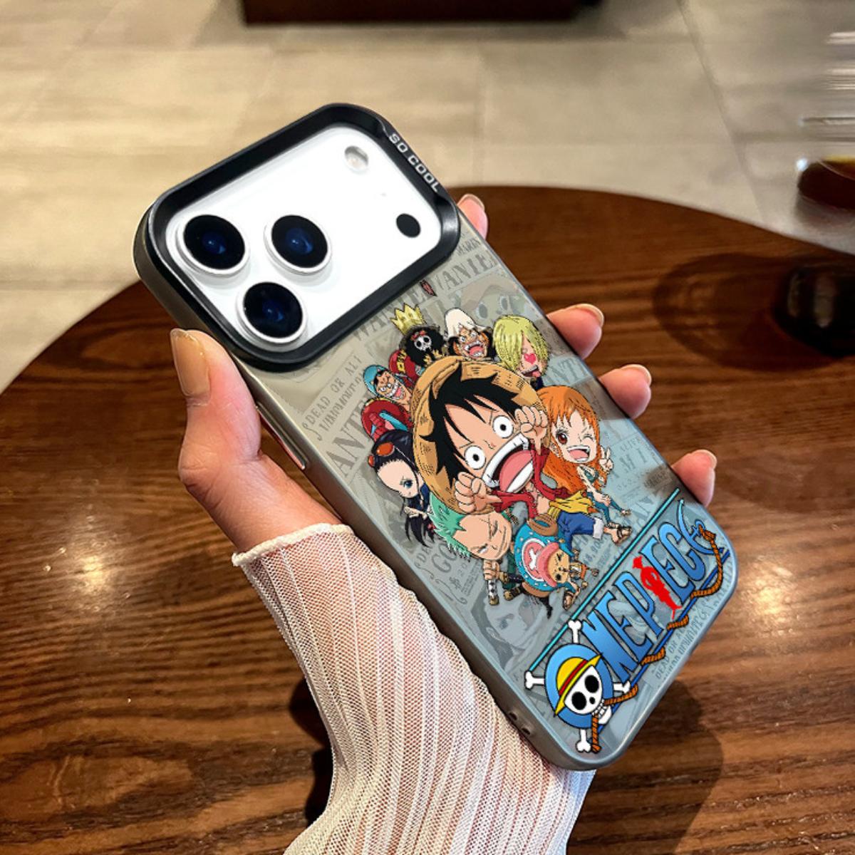 

Чохол для телефону One Piece Луффі Gear 5 та Команда Солом яного Капелюха для iPhone 15 14 13 - Захисний чохол з аніме iPhone 15 PRO MAX різнокольоровий