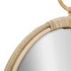 Runder Spiegel "Carolina" Rattan Durchmesser 38 cm Atmosphera