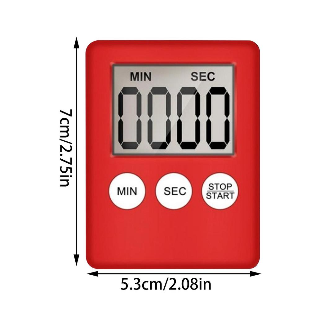 Magnetic Digital Countdown Timer With Memory Function Kitchen Cooking Timer Magnet Clock Sleep Stopwatch Clock Timer