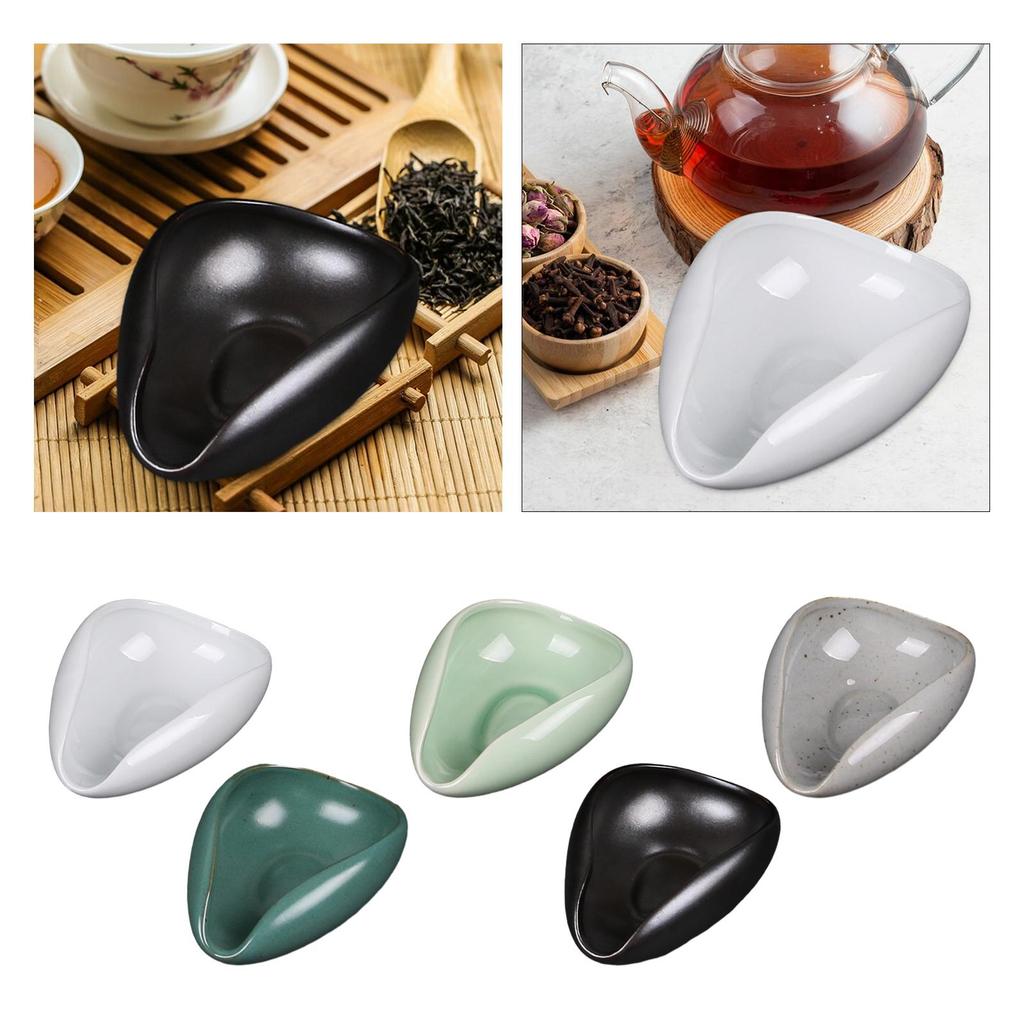 Coffee Bean Weighing Bowl Practical Multipurpose Coffee Powder Spoon Porcelain