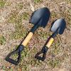 36/50.5cm Digging Shovel Manganese Steel Shovels Kids Trowel Waterproof Rustproof Garden Scoop for Beach Camping Outdoor