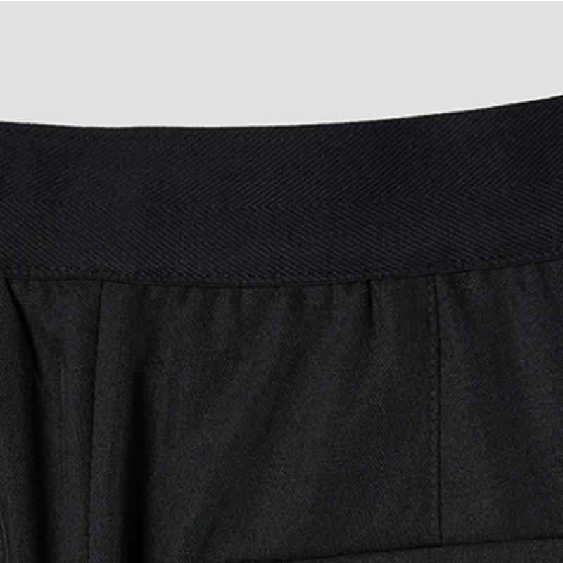 [She S miSS] One Tuck Back Banding Half pantS SwwSpp22010 Bk