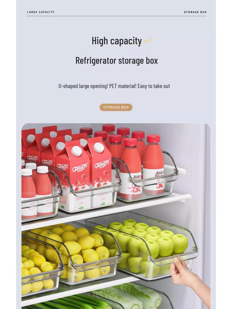 Refrigerator Egg & Food Fresh-Keeping Storage Organizer Box