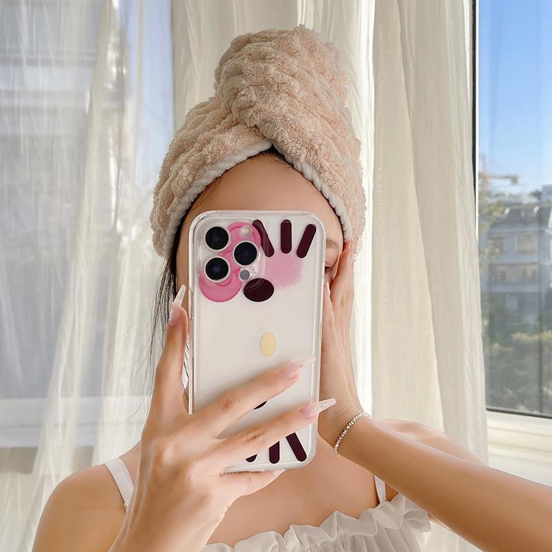 Thickened Edging Face-washing Headband for Makeup Application and Removal Absorbent Hair-drying Cap