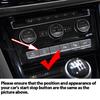 For VW Touran 5T 2016-22 Automatic Stop Start Engine System Device OFF Button Control Sensor Plug Stop Cancel Memory Mode Cable