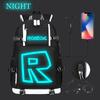 Game Merchandise Printing Luminous Schoolbag Large Capacity Universal Backpack With Usb Port