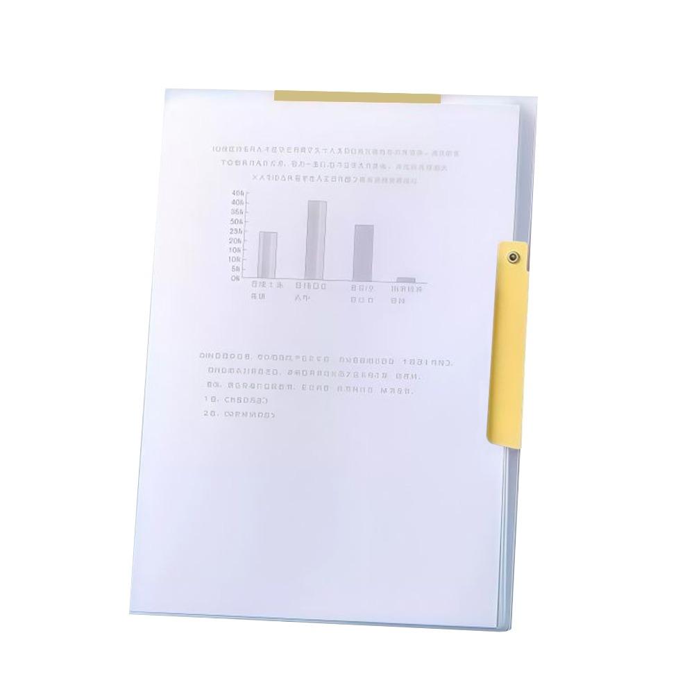 Transparente Schwingstangen-Aktenordner mit Doppelklammern A3/A4 Dokumentenklammer Seitenöffnung Testpapier-Organizer Schüler