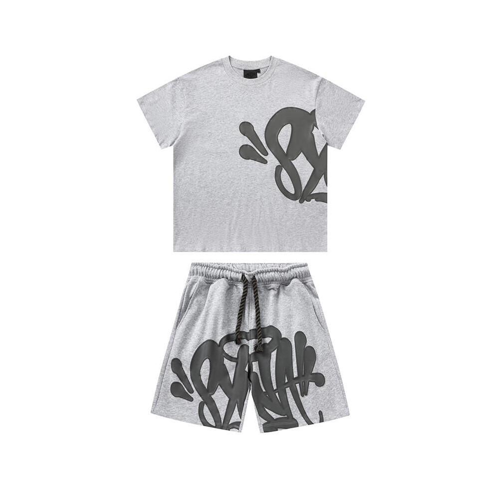 Volný Y2K sportovní set v americkém stylu – unisex streetwear a hip-hop párty ležérní set