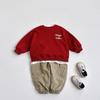Korean Style Kids Letter Print Cotton Hoodie - Trendy Autumn/Winter Casual Outfit