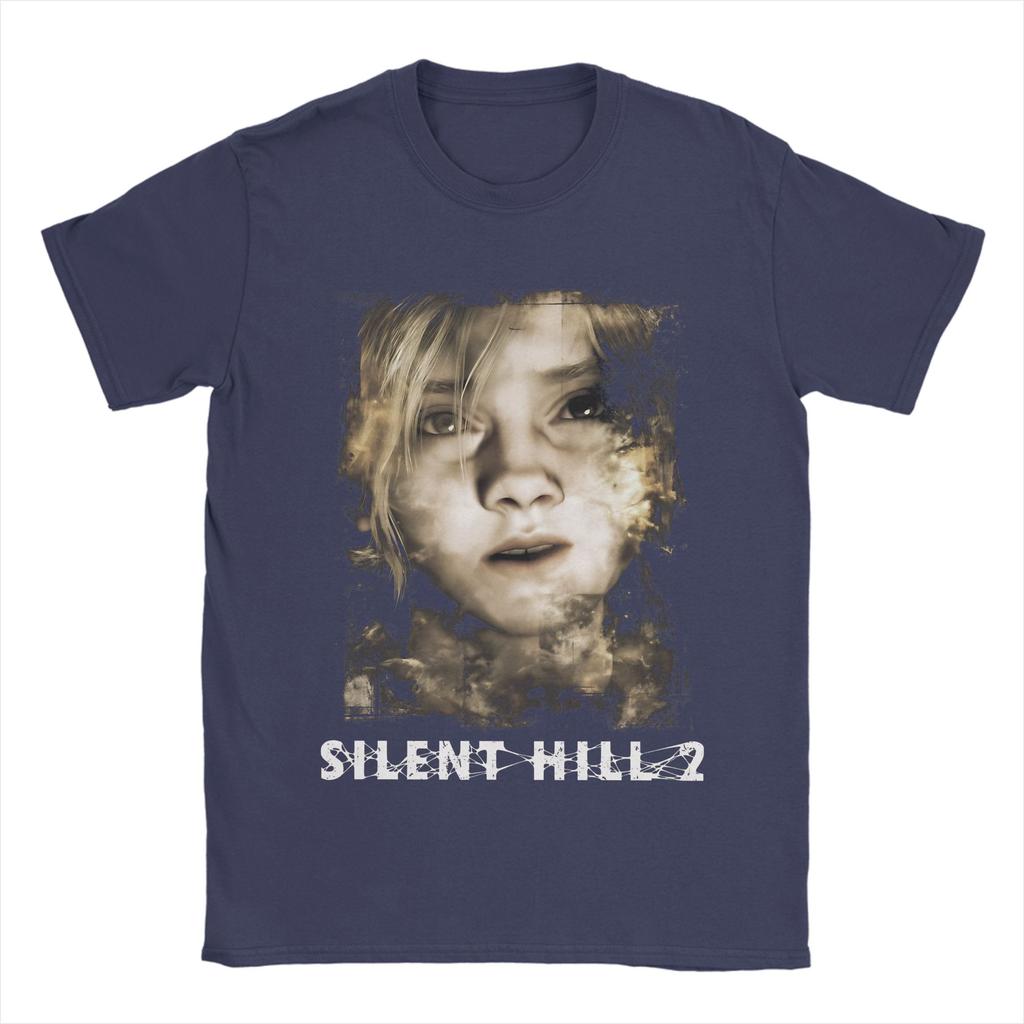 Chalk Scribbles In Silent Hill  Remake  Men T Shirts  Novelty Tees Short Sleeve O Neck T-Shirt Cotton Gift Idea Clothes