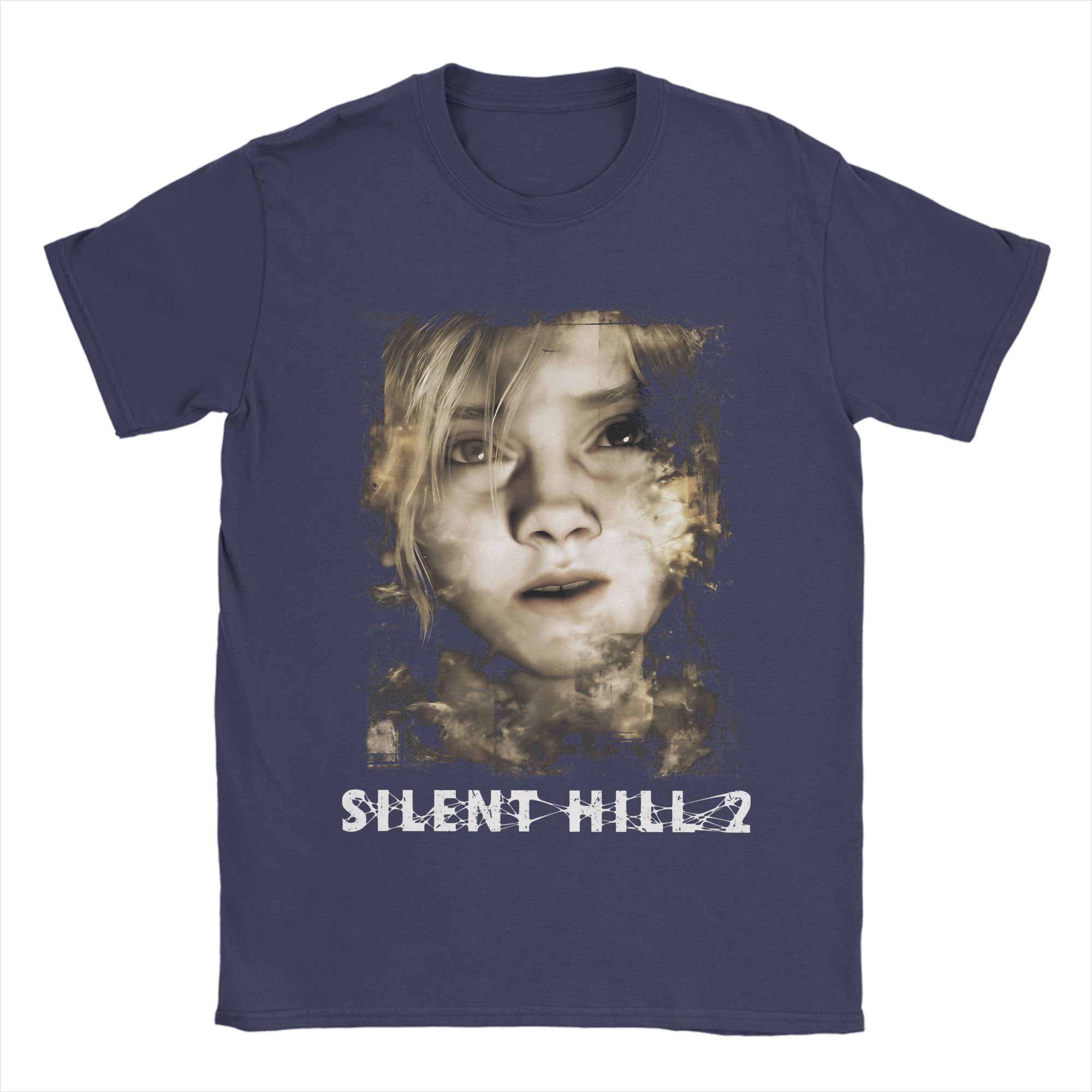 

Chalk Scribbles In Silent Hill Remake Men T Shirts Novelty Tees Short Sleeve O Neck T-Shirt Cotton Gift Idea Clothes 4XL