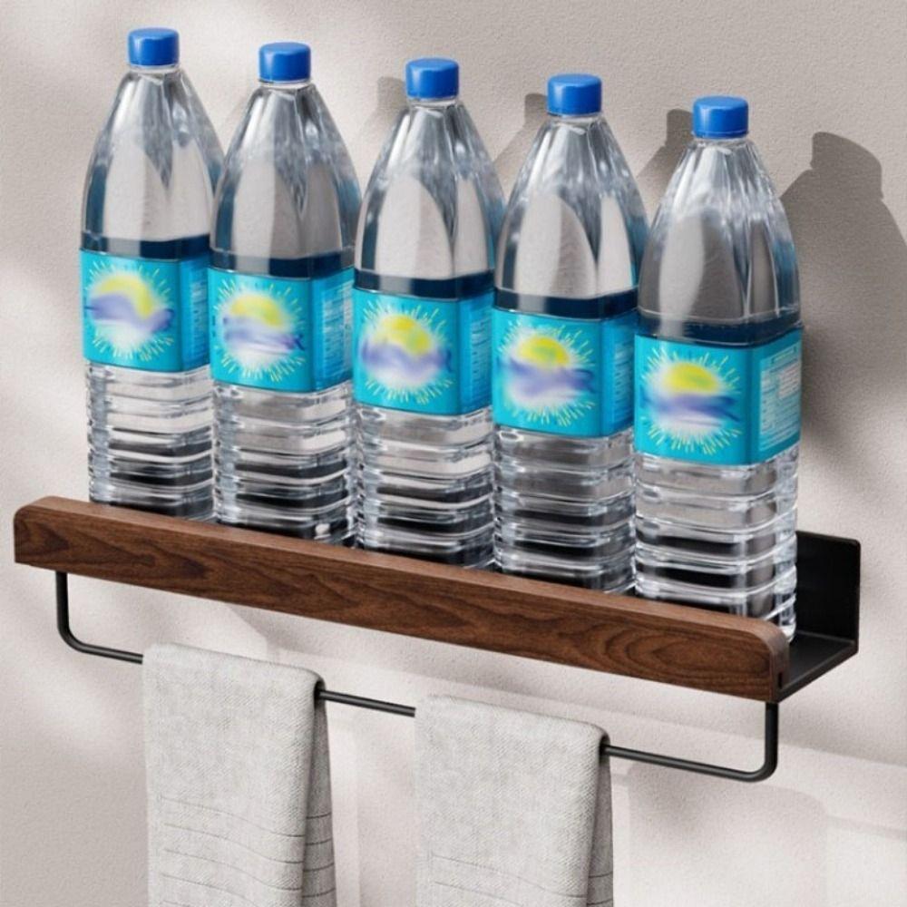 Space Saving Shower Storage Rack Wood Detachable Bathroom Storage Rack Corner Shelf  Toilet Vanity