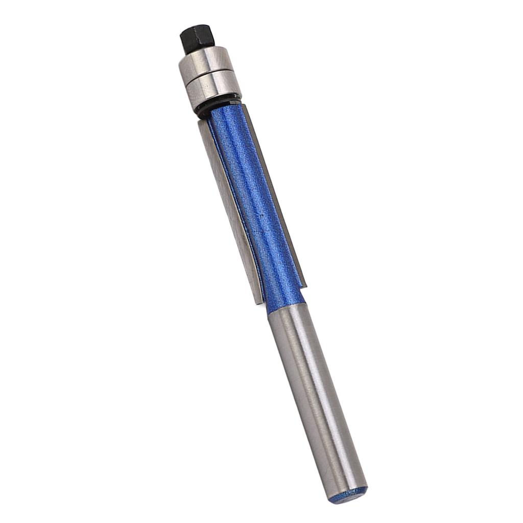 14 Inch Shank Flush Trim Router Bits Cemented Carbide Double Bearings Trimmer for Softwood and