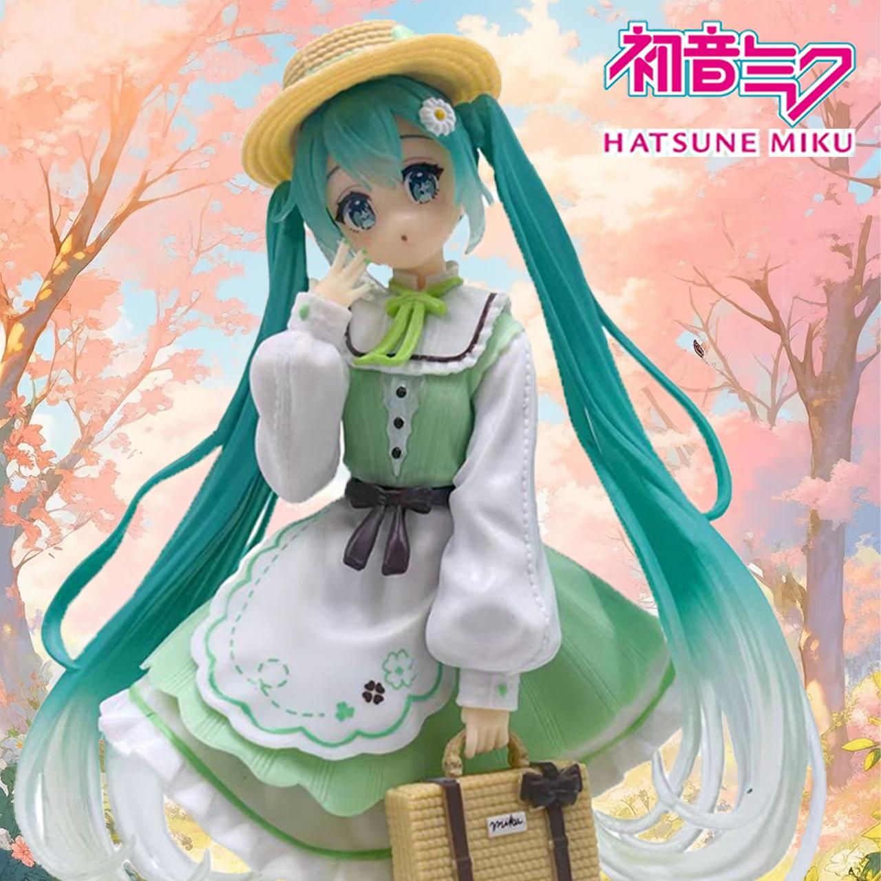 Fashnics 20Cm Taito Fashion Hatsune Miku Country Anime Figure Toys Action Statuette Pvc Model Collection Doll Birthday Present