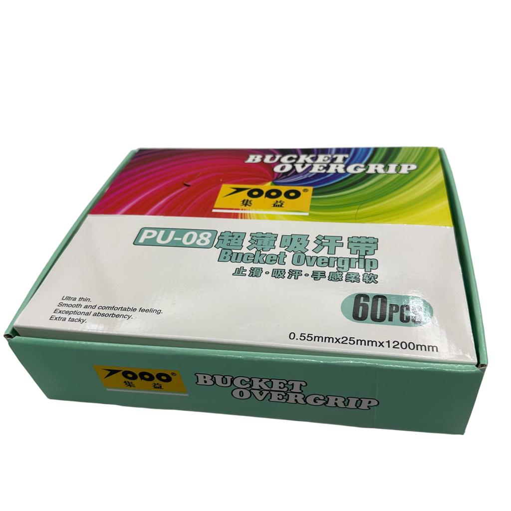 Yonex Gradient Grip Tape for for Fishing and Taiko Drums 60-Pack 0.55mm Rackets, Non-Slip, Sweat-Absorbent, Breathable, Golf, Tennis, Baseball,